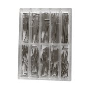 Watch Parts Capsa Pin Notched Tubes and Pins Watch Band Strap Pin Bar 1 Set 0.9* 10 12 14 16 18 20 22 24 26 28M
