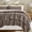 Mocha Brown-Full/Queen (92" x 98"), variant on Cotton Coverlet Set Full Queen Size 3 Pieces  Lightweight Soft Ribbed Matelasse Bedspread Quilt Cozy Oversized Quilted Bedding With 2 Pillow Shams For All Seasons Mocha Brown | Shell Oeko-tex Certifi