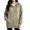 *Taupe, variant on ClodeEU Women's Long Sleeve Zip Up Drawstring Hoodie Jacket,Casual Loose Sweatshirt Coat with Pocket ,Women's Plus L