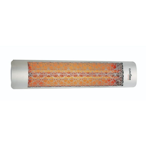 Eurofase Heating - 5000 Watt Electric Infrared Dual Element Heater-277 Voltage-Stainless Steel Finish-Astra Decorative Fascia
