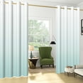 thumbnail image 3 of Nanqianyi Light Blue White Ombre Blackout Curtains 42 X 96 Inch Length for Bedroom, Living Room, Thermal Insulated Room Darkening Grommet Window Drapes 2 Panels, 3 of 7
