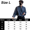 thumbnail image 2 of Camisas de lino y algodón de manga larga para hombre, camisas con botones para la playa, camisas informales con botones, camisetas de verano para Yoga con bolsillos Adepaton BST3008045-2, 2 of 6