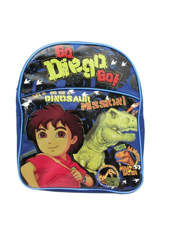 Go Diego Go! Dinosaur Mission Kids Backpack (12in)