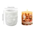 thumbnail image 3 of Molde de Silicona para Velas de Aromaterapia de Papá Noel | Molde Flexible de Silicona Diy para Velas de Árbol de Navidad, Jabones, Chocolates y Manualidades | Fácil de Desmoldar, Reutilizable, para, 3 of 6