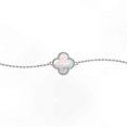 thumbnail image 2 of Lucky Charm Bracelet with Mother of Pearl and Chain Design 7-8.5 Inches, 2 of 4