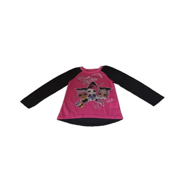 Lol Surprise Girl´s Long Sleeve T-shirt Black/Pink Size 4/5