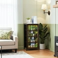 thumbnail image 2 of Farmhouse Dresser for Bedroom with 4 Storage Drawers Natural Waterfall Green Forest Garden Scenery Home Decor Waterfalls Dressers Chest of Drawers Steel Framed Fabric Closet Organizers for Entryway, 2 of 7
