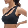 thumbnail image 1 of Sujetador deportivo de un hombro para mujer Sujetadores de entrenamiento ZefeiWu 8390615853880, 1 of 1