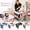 A004- Pink, variant on Pet Grooming Station, Stainless Steel Detachable Elevated Dog Bed, Dog Grooming Hammock for Small Breeds, Portable Hammock with Stand, Scratch and Bite Resistant Khaki Pet Care