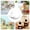White, variant on Silicone Beverage Carton Closure Rotatable Cow Shaped Lid for Baby Milk Bottle Protector Home Kitchen Camping Travel