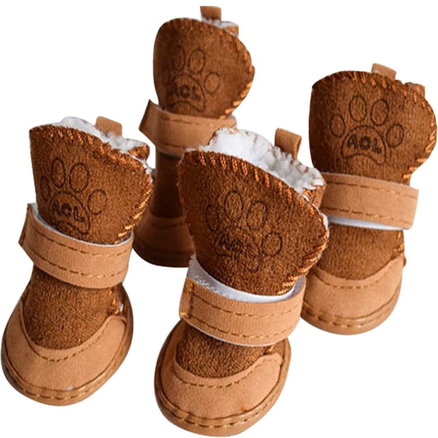 Zapatos para perros con protección para las patas, zapatos antideslizantes para perros, botas australianas, zapatos de invierno antideslizantes para perros pequeños