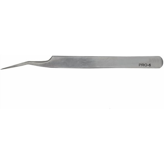 Pince à Cils Professionnelle Outil d'Application de Faux Cils Volume / Pinces Multi-Formes & Usages pour Volume, Isolation & Cils Classiques (Angle 6-25 Degrés / Isolation)