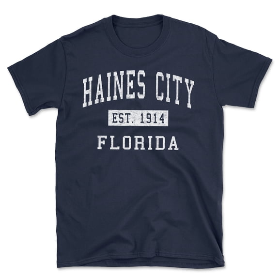 Haines City Florida Classic Established Men's Cotton T-Shirt