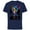 Navy, variant on Disney Iwájú Animated Series Tola and Kole Cityscape Disney+- Short Sleeve Cotton T-Shirt for Adults - Customized-Black