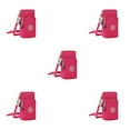 thumbnail image 2 of Destyer Unisex Shoulder Bag Reliable Companion For All Occasions Convenient Polyester Crossbody Bag Handbag Pouch Durable Rose Red 5Set, 2 of 6
