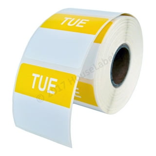 MONDAY Day of the Week Labels / Stickers - (1) Roll of 500 (40mm x 40mm)