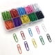 thumbnail image 1 of 250 clips de papel de colores, 10 colores surtidos medianos de 28 mm, tecnología ambiental, 1 of 3