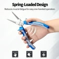 thumbnail image 4 of SPEEDWOX Circlip Pliers Internal Snap Ring Pliers with Straight Jaw 7 Inch Retaining Ring Plier Precision C Clip Pliers Fixed Tip Comfort TPR Handles, 4 of 7
