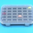 thumbnail image 2 of FRCOLOR Sewing Bobbin Box 2Pcs Sewing Bobbin Box Plastic Storage Box Home Bobbins Case Embroidery Threads Cases with Sponge,7.09"X5.31"X1.1", 2 of 5