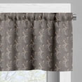 thumbnail image 5 of Ambesonne Flower Valance & Curtain, Spring Buds Branches, 55"x24", Orange White Grey, 5 of 6