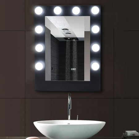 Gymax Hollywood Makeup Vanity Mirror Lighted Tabletops Dimmer Led Illuminated Canada - Hollywood Makeup Vanity Mirror With Light Tabletops Lighted Dimmer Gymax Hollywood Makeup Vanity Mirror Lighted Tabletops Dimmer Led Illuminated Canada - Hollywood Makeup Vanity Mirror With Light Tabletops Lighted Dimmer