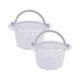 thumbnail image 1 of Swimming Pool Skimmer Replacement Basket with Handle, 2 Pack - Above Ground Pool Thru-Wall Skimmer Baskets Banmo, 1 of 5