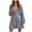 Silver, variant on Efsteb 2025 Fall Fashion Women Dresses Sequin Saprkly Mini Dress Long Sleeve V Neck High Waist Dress Party Prom Cocktail Glitter Dress (Silver,M)