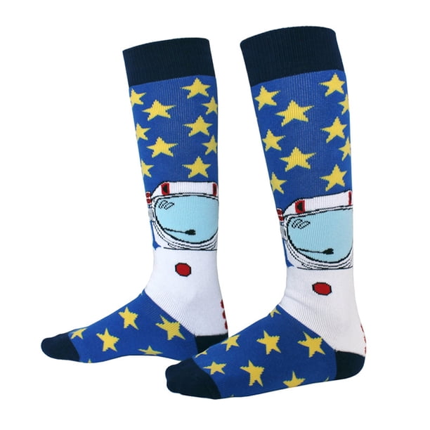 par de calcetines de esquí para niños, cálidos, para la nieve, para invierno, largos hasta la rodilla, para snowboard y patinaje, para niños y niñas.