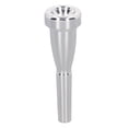 thumbnail image 1 of <p>Trumpet Mouthpiece Replacement, Clear Treble Silver Plated Trumpet Mouthpiece Durable  For Wind Instruments For Trumpeter</p>, 1 of 7