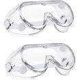 thumbnail image 1 of 2 Pairs of Safety Glasses Transparent Protective Glasses with Anti-fog Lenses Side Protection and UV Protection for DIY, Chemistry, Works, Constructio, 1 of 4