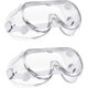 thumbnail image 1 of 2 Pairs of Safety Glasses Transparent Protective Glasses with Anti-fog Lenses Side Protection and UV Protection for DIY, Chemistry, Works, Constructio, 1 of 4