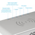 thumbnail image 5 of 15W LED Digital Alarm Clock Wireless Adjustable Brightness Fast Charging Desk Clocks Thermometer, 5 of 8