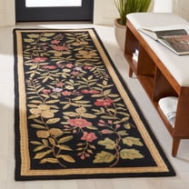 Safavieh Chelsea Dania Bordered Runner Rug, Black, 2'6" x 6'