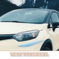 thumbnail image 3 of OUNONA 4Pcs Car Spoiler Canards Kit Universal Car Body Spoiler Splitter ABS Blue Aggressive Look for Daily Use, 3 of 6