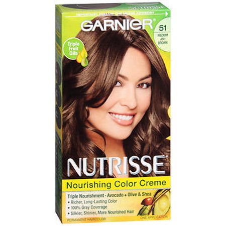 Garnier Nutrisse Nourishing Hair Color Creme 51 Medium Ash