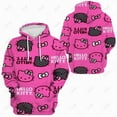 thumbnail image 3 of Chandail à Capuchon Surdimensionné pour Femmes à Imprimé Cartoon Hello Kitty, Chandail de Mode, Chandail Décontracté à Imprimé, Style Coréen, Chandail d'Hiver à Capuchon, Hauts Y2K HOEMLIN, 3 of 6