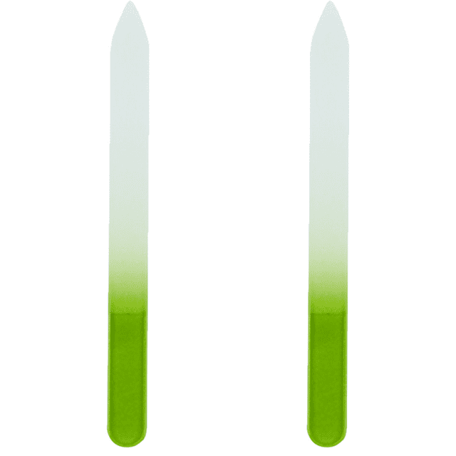 Professional Manicure Glass Fingernail Files, Gentle Precision Filing,-Premium Czech Glass Files