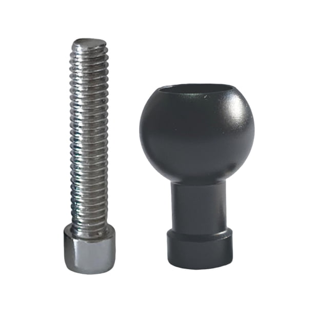 Adaptador de cabeza esférica de 17 mm/25 mm, fácil ajuste, perno M6/M8/M10, adaptador de cabeza esférica, soporte para teléfono, accesorios para coche