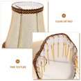 thumbnail image 5 of OUNONA table lamp shade Cloth Wave Shape Softening Light Home Decoration 1Pack, 5 of 5