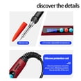 thumbnail image 4 of ANENG SL103 16pcs Mini Electric Soldering Iron with LCD Digital Display 180℃~500℃ Adjustable Temperature 60W Intelligent Soldering Iron Kit with Multimeter Test Pen Tin Extractor Tin Wire for, 4 of 4