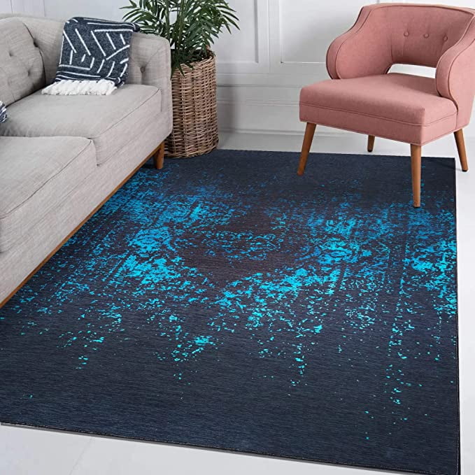 Vernal Machine Washable Non Slip Area Rug For Living room, Bedroom