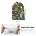 thumbnail image 2 of Lsque Cute Animal Forest Pattern Knitted Beanie, Unisex Winter Hat, Knit Hat Winter Beanies Thick Fisherman Beanies Cuffed Plain Skull Caps, 2 of 6
