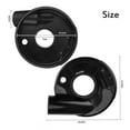 thumbnail image 3 of Angle Grinder Dust Shroud, 7 Inch Universal Surface Grinder Dust Shroud Rugged One-Piece Iron Collet Grinder Vacuum Attachment, 3 of 6