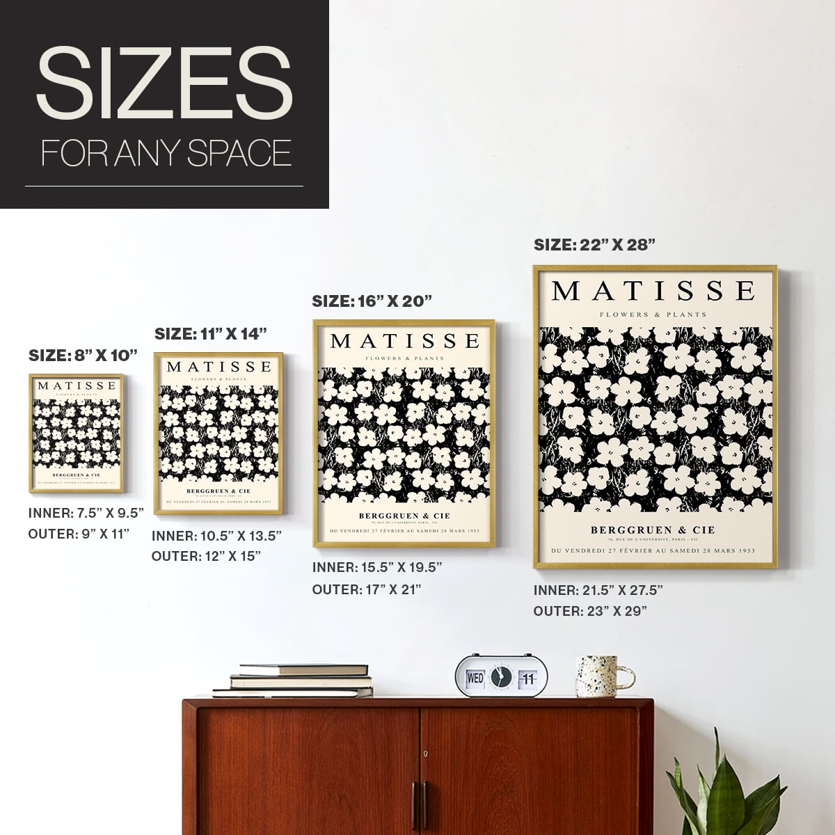 Matisse CCV in Solid Wood 22 x 28 Framed Print