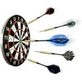 thumbnail image 3 of Juego de dardos con punta de acero de 15 piezas, juego de dardos con punta de acero, juego de dardos con barriles de latón y ejes de aluminio (un afilador de puntas incluido), 3 of 5