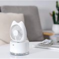 thumbnail image 5 of Mini ventilador de escritorio recargable por USB (blanco), 5 of 5