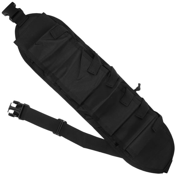 STRANDCHIC Belt Buckle Bottle Holder Simple Design Beverage Belt Black 600D Oxford Cloth 1Pcs