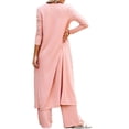 thumbnail image 4 of Women Casual Homewear 3 Pieces Set Camisole Tank Tops & Long Cardigan & Wide Leg Pants, 4 of 5