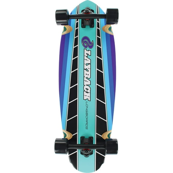 Layback Fast Track Cruiser Complete Skateboard 9.75 x 30 Blue