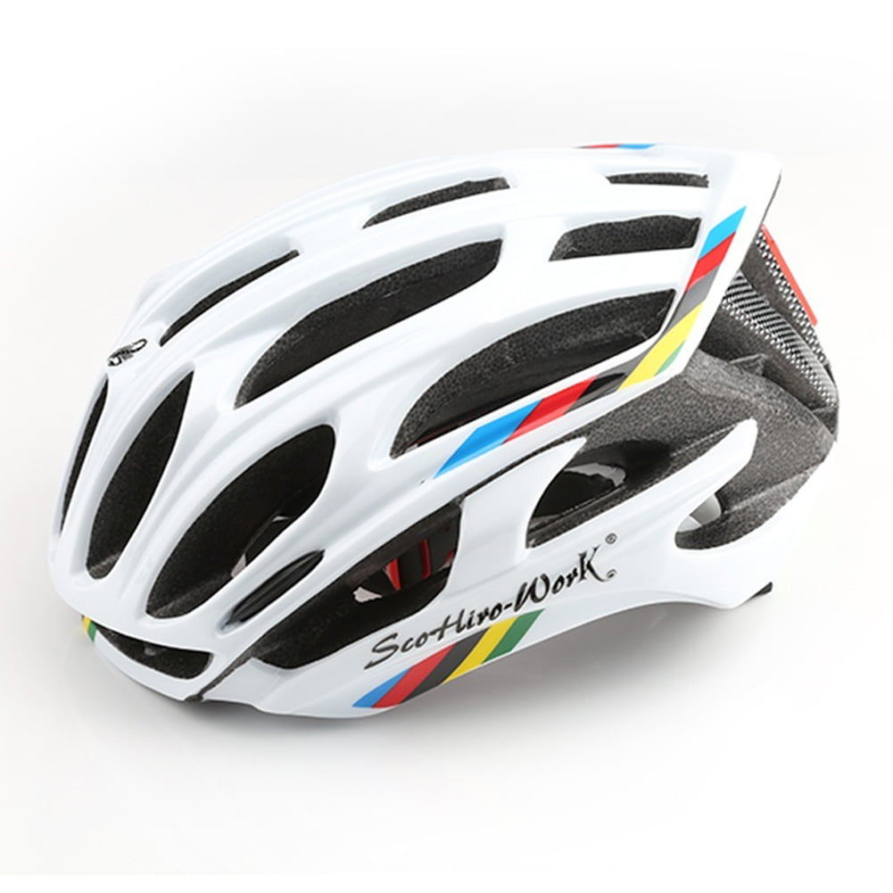 Mountain Bike Cycling Helmets with Warnning Tail Light Safey Helmet Shockproof 
